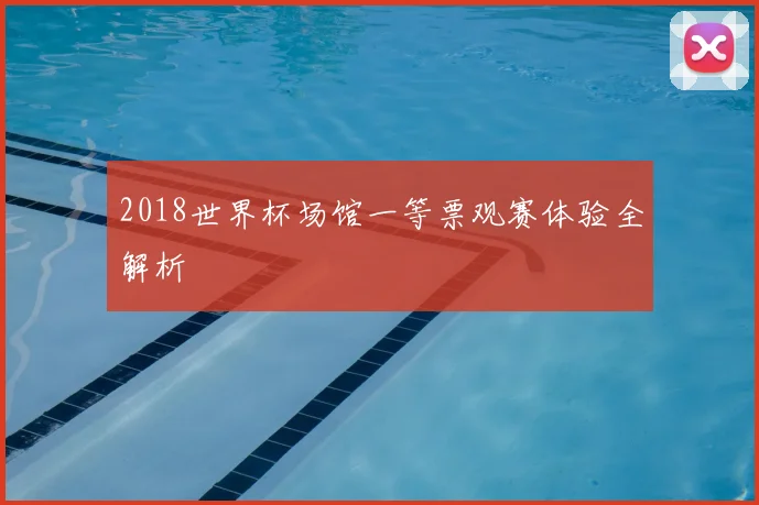2018世界杯场馆一等票观赛体验全解析