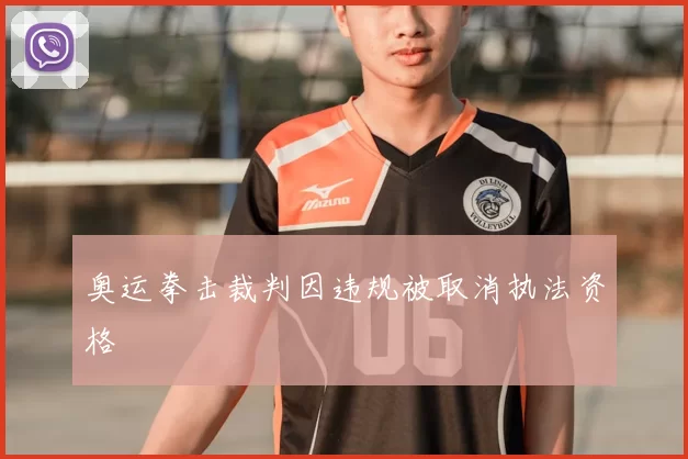 奥运拳击裁判因违规被取消执法资格